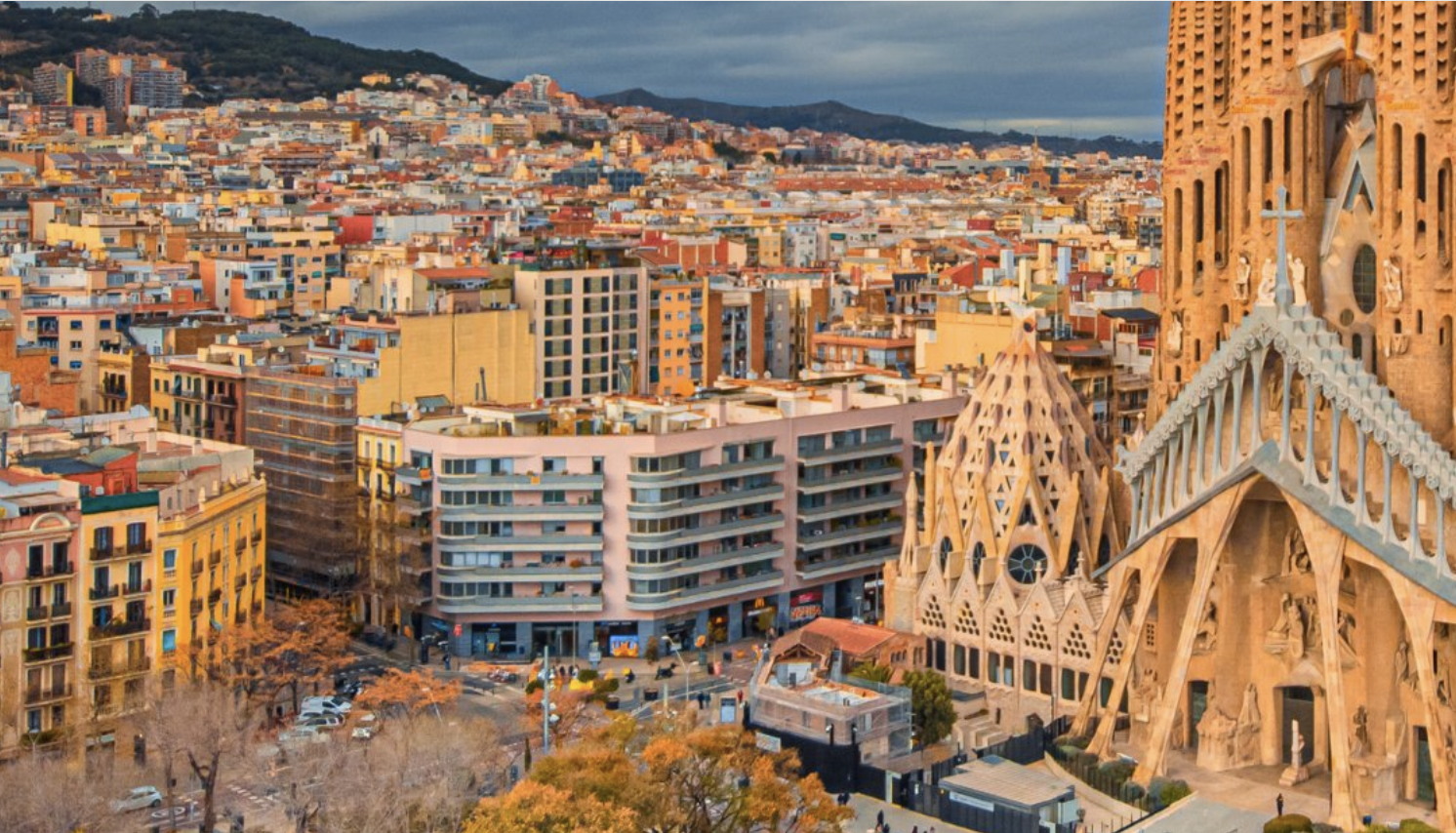 Barcelona. Praetoria Gate. New Square (Plaza Nueva